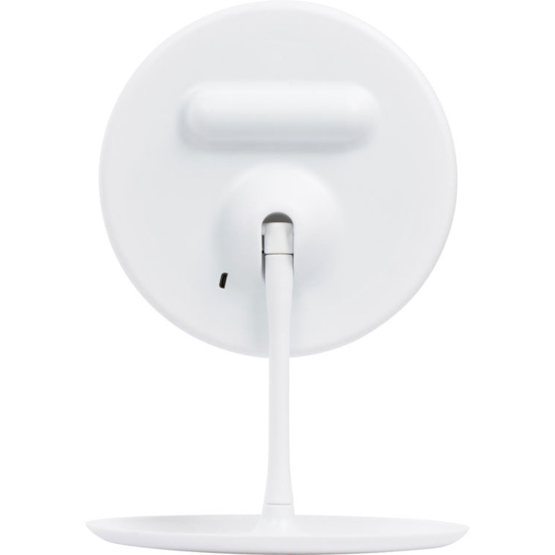 Косметическое зеркало с LED-подсветкой "Beautific", белый