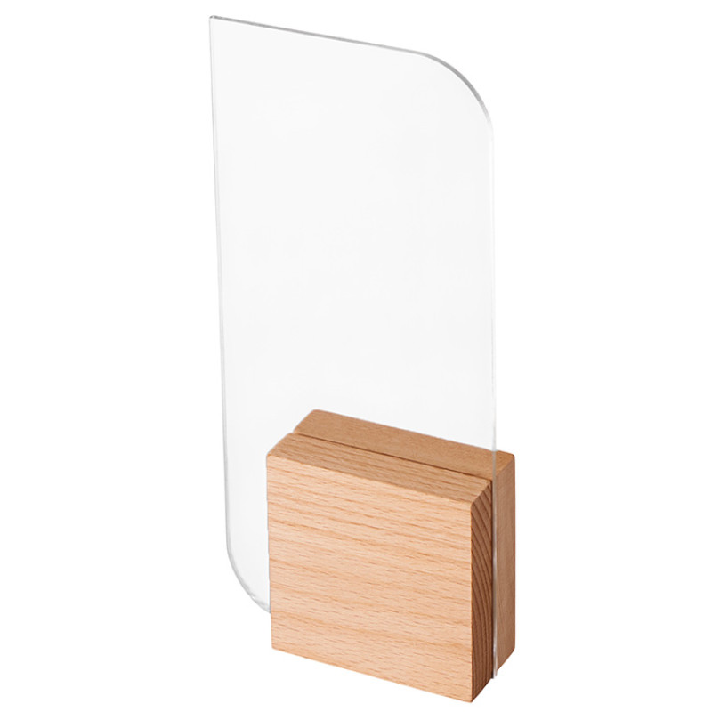 Награда из акрила с деревянным основанием "Valor"