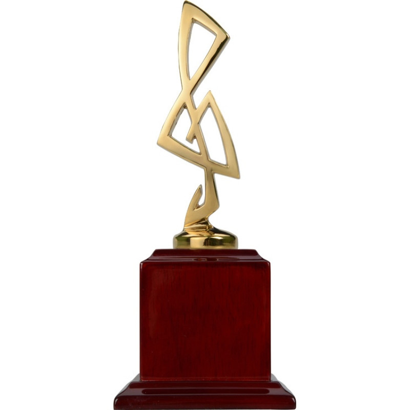 Награда "Скрипичный ключ", золотистый/коричневый Награда "Скрипичный ключ", золотистый/коричневый