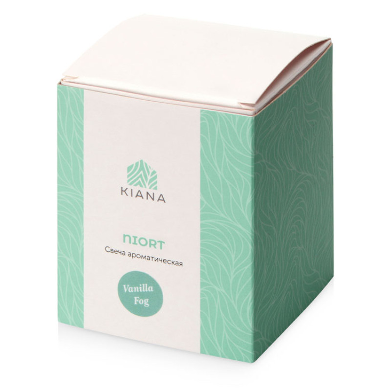 Свеча соевая ароматическая в стекле "Niort", бордовая