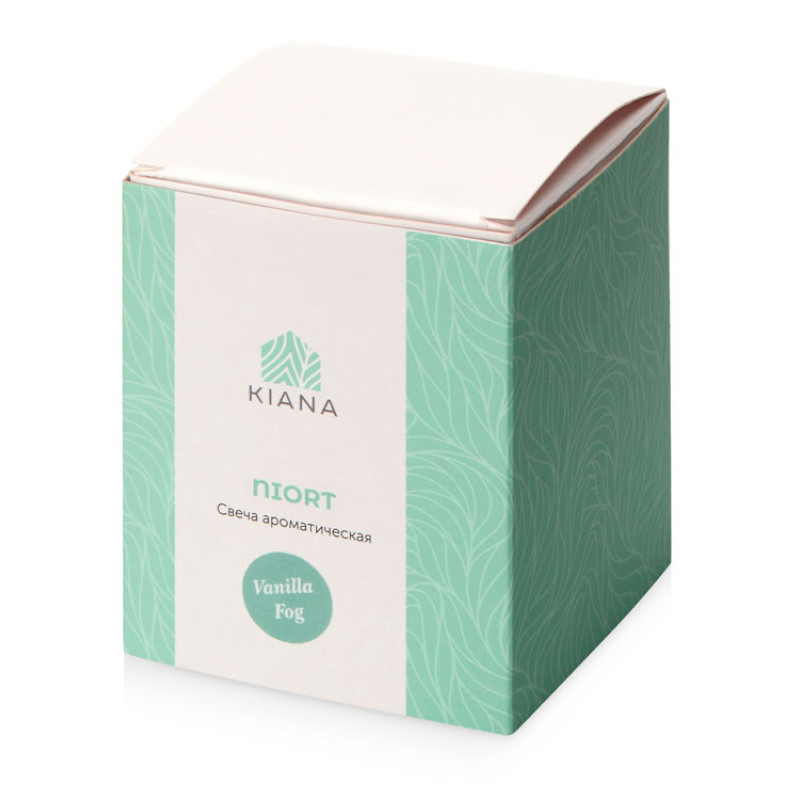 Свеча соевая ароматическая в стекле "Niort", синяя