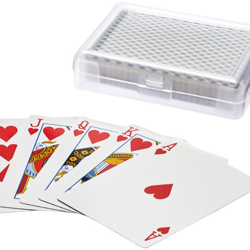 Карточная игра Reno в чехле, прозрачный/черный Карточная игра Reno в чехле, прозрачный/черный