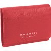 Кошелёк женский BUGATTI ЛИНДА | LINDA, красный, натуральная воловья кожа, 12х3х9,5 см