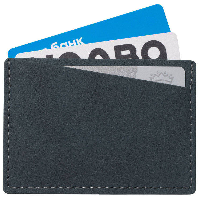 Футляр на 3 пластиковые карты "Alicante", темно-синий