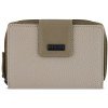 Кошелёк женский BUGATTI СИНА | SINA, бежевый, воловья кожа/полиэстер, 13,7х3х9,5 см