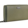 Кошелёк женский BUGATTI СИНА | SINA, зеленый, воловья кожа/полиэстер, 19х3х11 см
