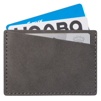 Футляр на 3 пластиковые карты "Alicante", темно-серый