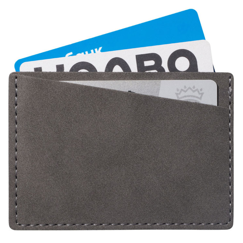 Футляр на 3 пластиковые карты "Alicante", темно-серый