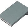 Картхолдер "Florence" с RFID- защитой из алюминия, цвет оружейной стали