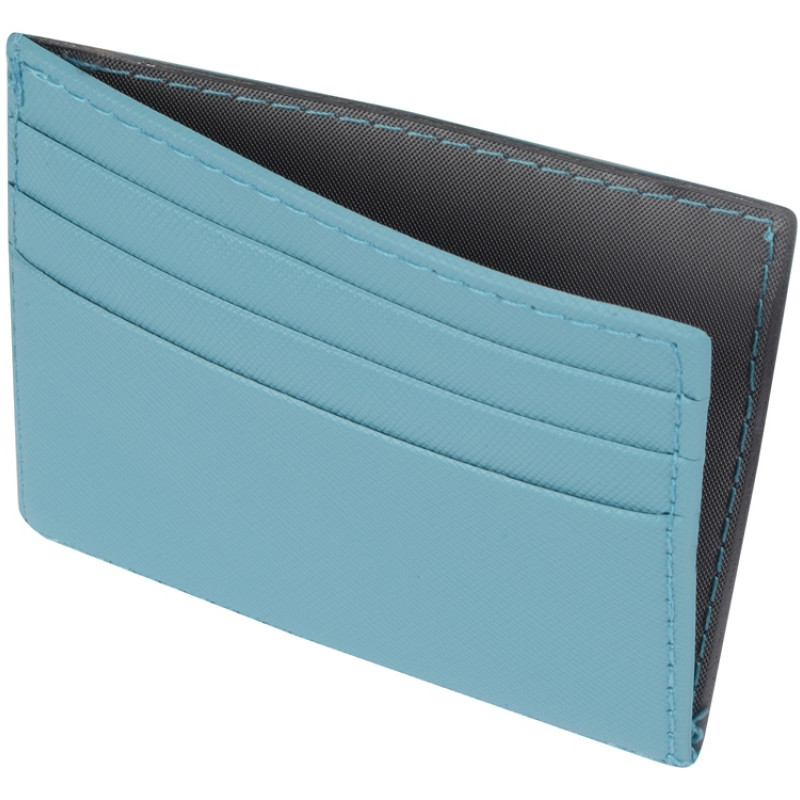 Чехол для карточек и купюр Weekend из ПВХ, голубой