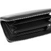 Кошелёк женский BUGATTI ЛИНДА | LINDA, на молнии, чёрный, натуральная воловья кожа, 19,2х2,5х10,5 см