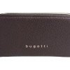 Кошелёк женский BUGATTI ЭЛЛА | ELLA, тёмно-коричневый, полиуретан, 19х2х10 см