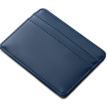 Картхолдер для двух карт и наличных денег с зажимом "Crave", темно-синий