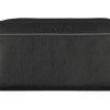 Кошелёк женский BUGATTI БАНДА | BANDA, с защитой данных RFID, чёрный, кожа козы/полиэстер, 18,5х2х10 см