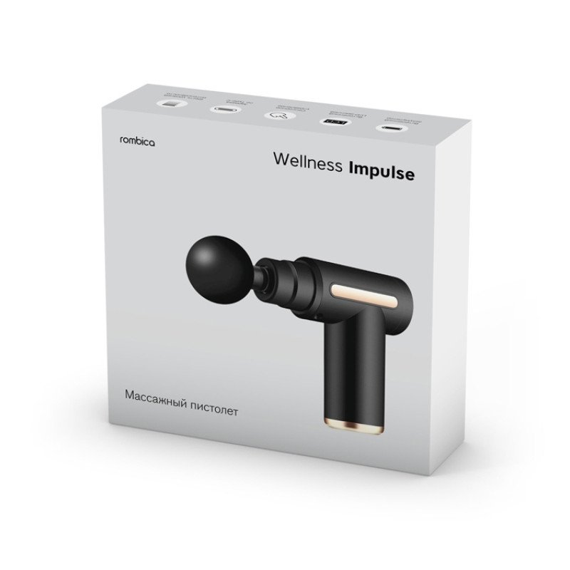 Массажер Rombica Wellness Impulse. Цвет черный (Р)