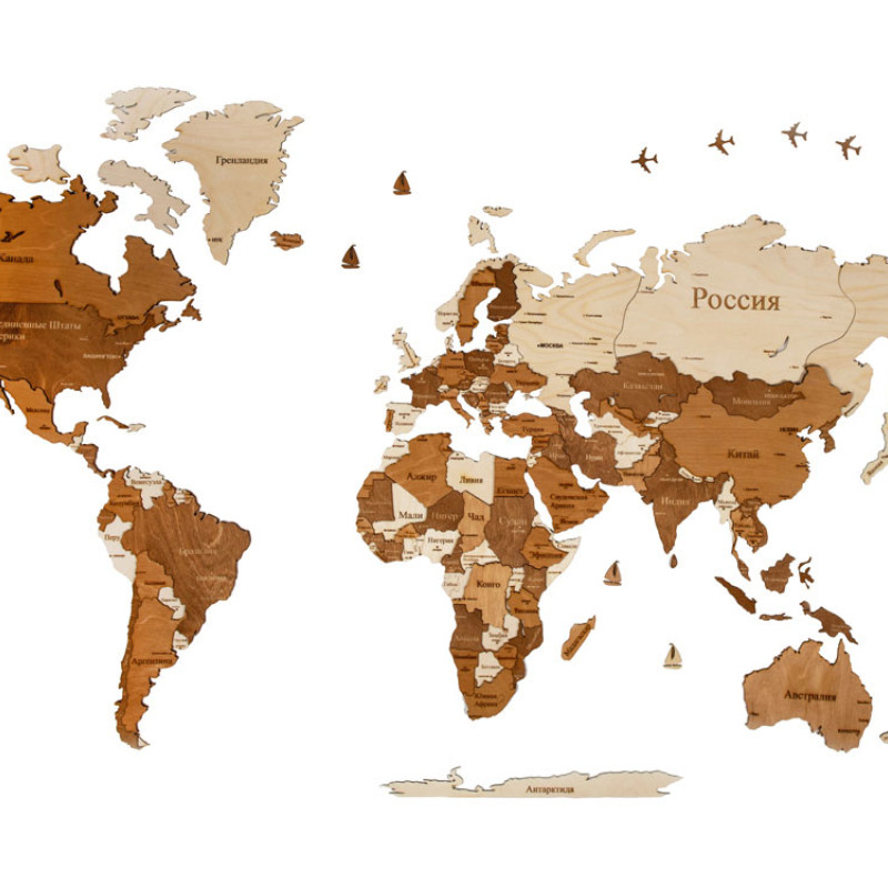 Интерьерная карта мира "World"