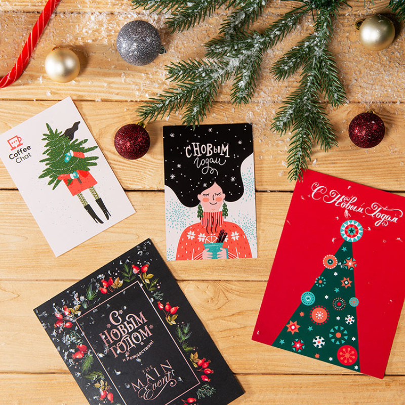 Открытка под запечатку, А5 Открытка под запечатку, А5