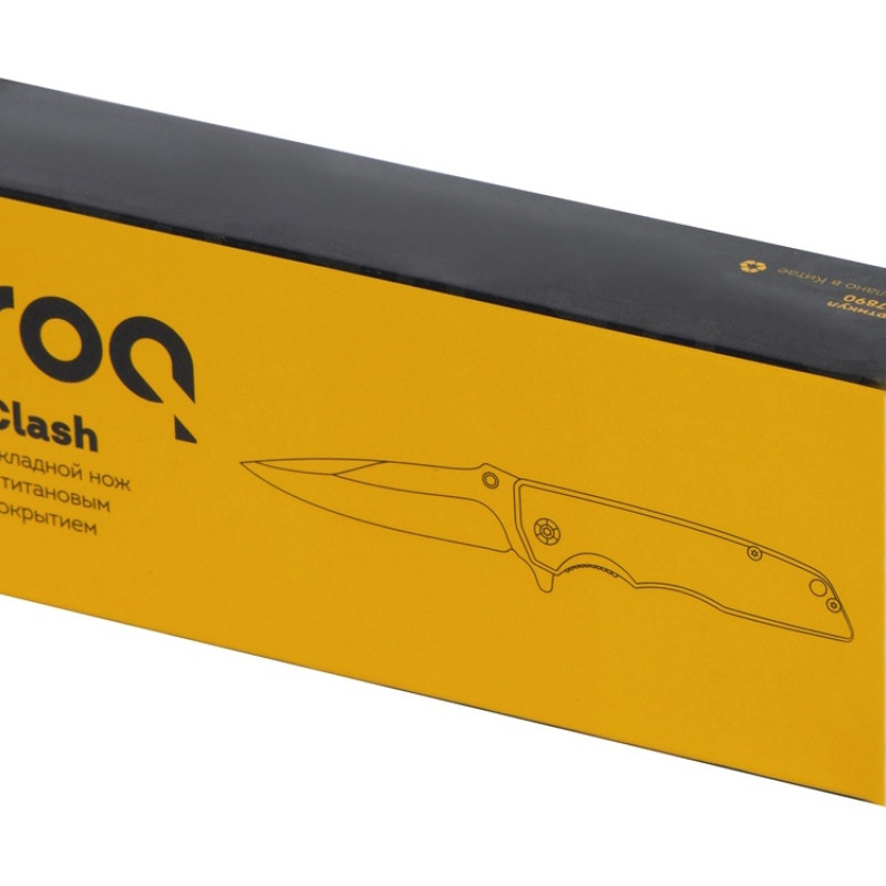 Складной нож с титановым покрытием Clash