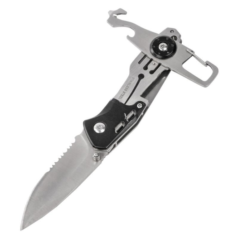 Складной нож «Cutter» с карабином, черный Складной нож «Cutter» с карабином, черный