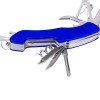 Мультитул-складной нож Demi 11-в-1, серебристый/синий