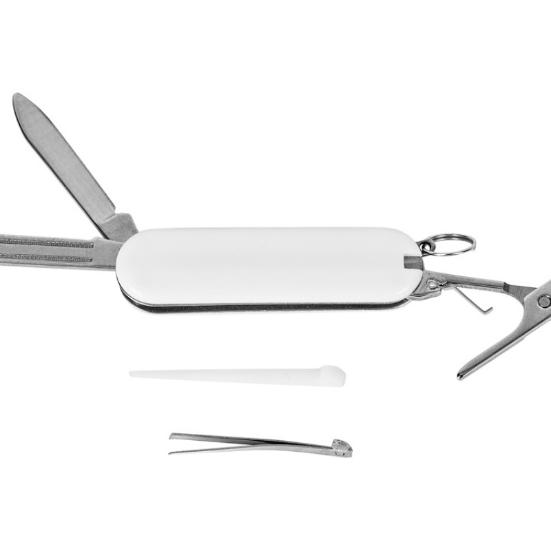 Мультитул-брелок 5-в-1 «Pinny», белый