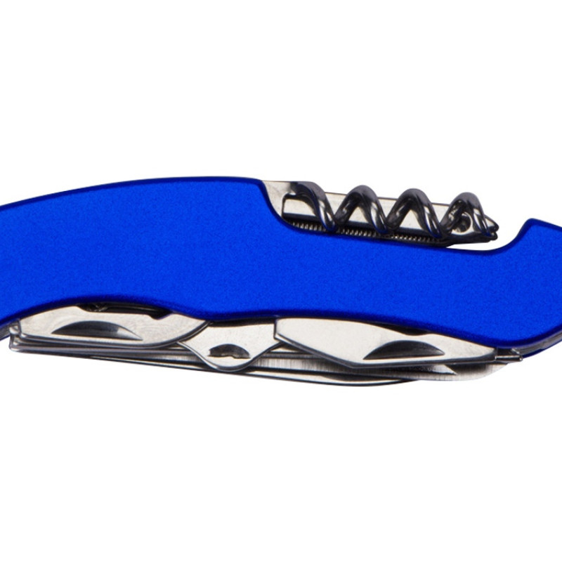 Мультитул-складной нож Demi 11-в-1, серебристый/синий