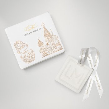 Ароматическое саше, чистый хлопок, молочный