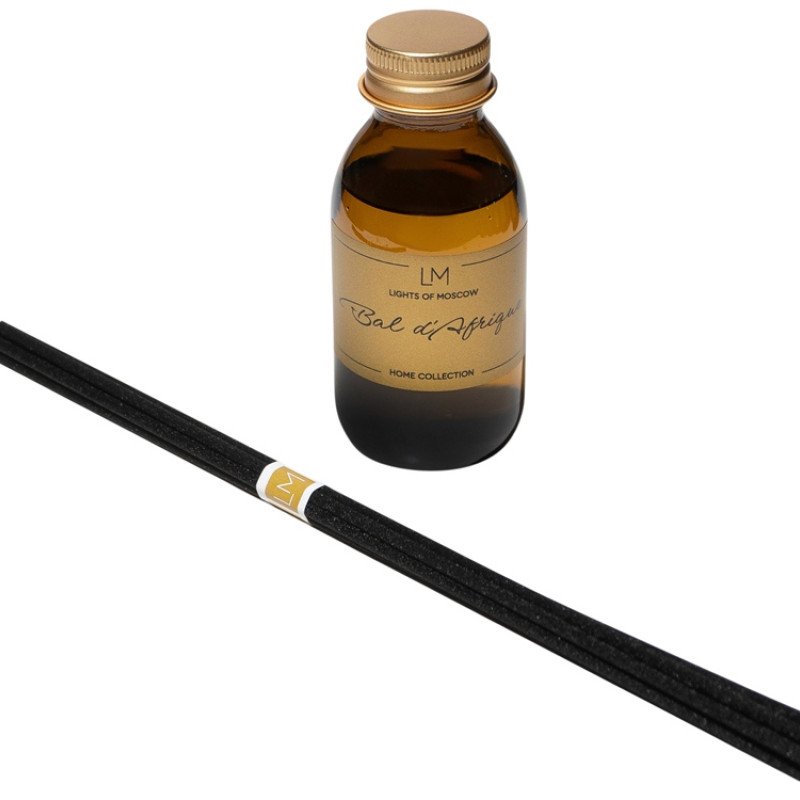 Ароматический диффузор с палочками, Африка: бергамот и жасмин, мускус, 100 мл