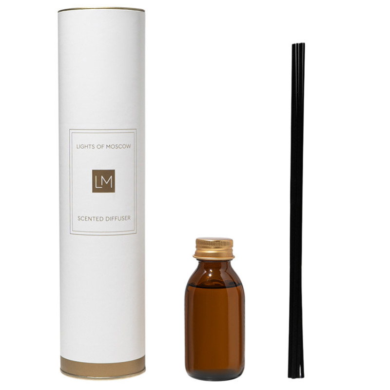 Ароматический диффузор с палочками, черный перец и амбра, нероли, 100 мл (без лого LM) Ароматический диффузор с палочками, черный перец и амбра, нероли, 100 мл (без лого LM)