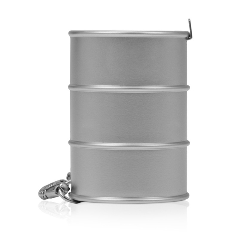Брелок-рулетка "Баррель", 1 м., серебристый Брелок-рулетка "Баррель", 1 м., серебристый