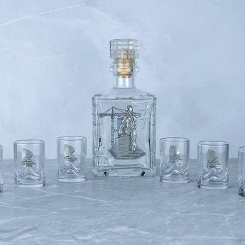 Набор со штофом СТРОИТЕЛЬНЫЙ