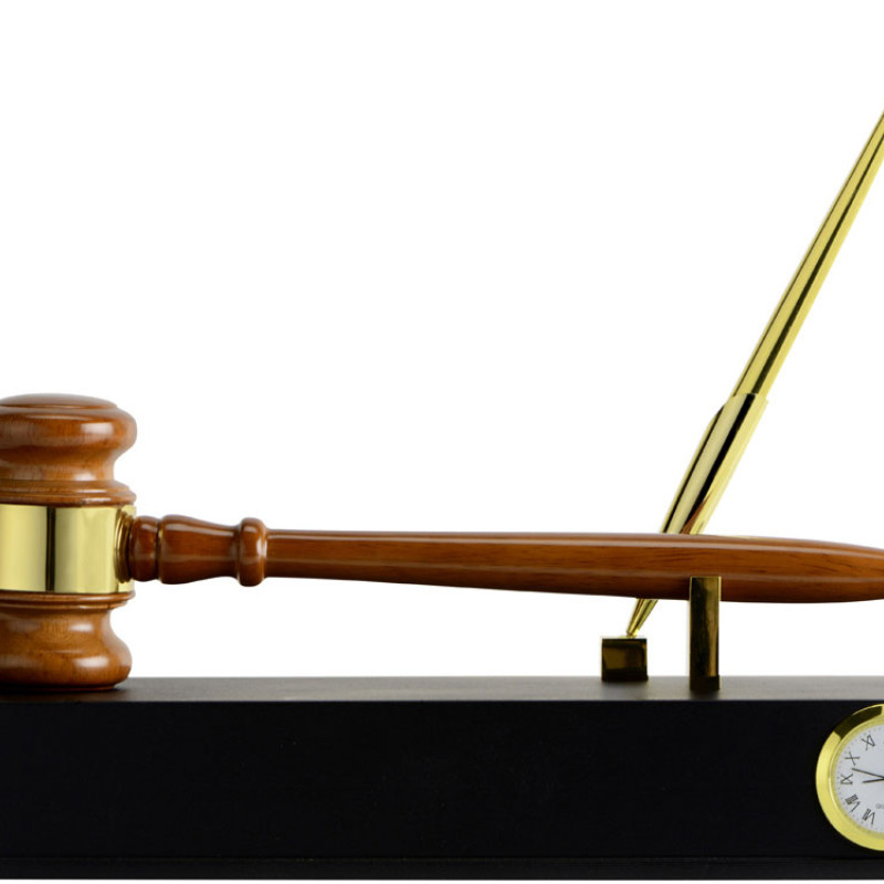 Настольный прибор «Финансовый директор», коричневый/золотистый (Р)