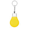 Брелок-рулетка для ключей "Лампочка", желтый/серебристый Брелок-рулетка для ключей "Лампочка", желтый/серебристый