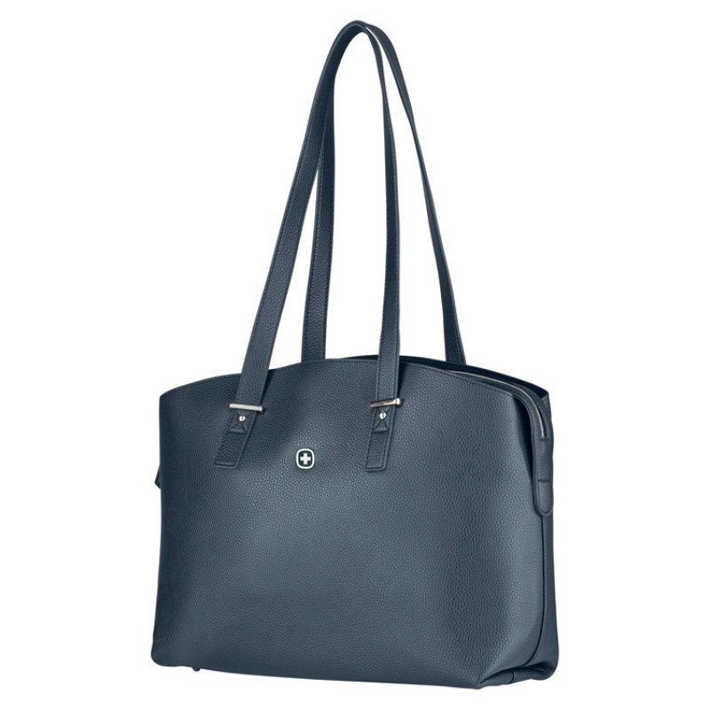 Сумка женская WENGER RosaElli с карманом для ноутбука 14", синяя, полиэстер, 37 x29x19 см Сумка женская WENGER RosaElli с карманом для ноутбука 14", синяя, полиэстер, 37 x29x19 см
