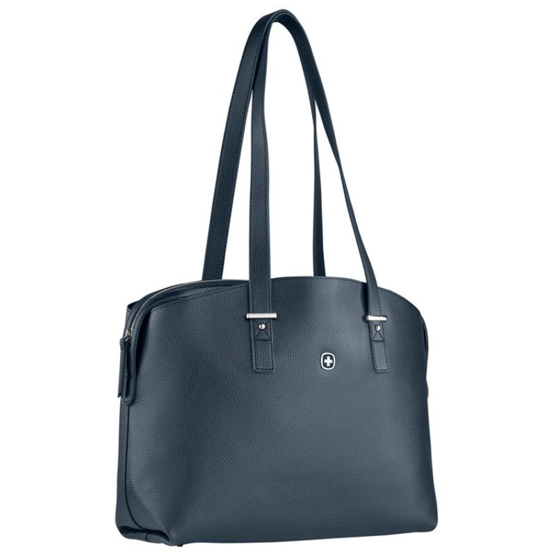 Сумка женская WENGER RosaElli с карманом для ноутбука 14", синяя, полиэстер, 37 x29x19 см Сумка женская WENGER RosaElli с карманом для ноутбука 14", синяя, полиэстер, 37 x29x19 см
