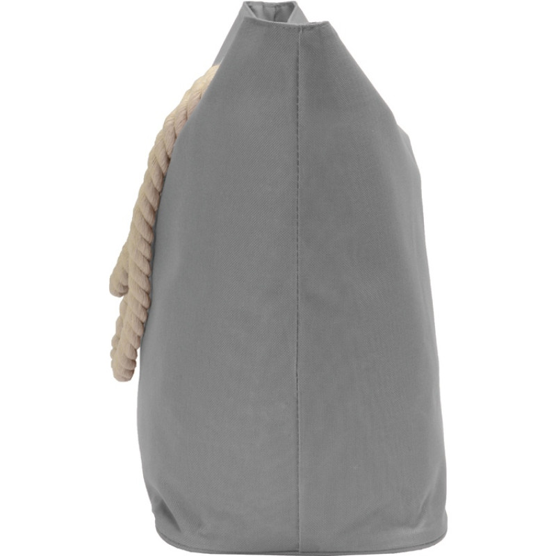 Сумка «Seaside» для шопинга и пляжа с широким дном, серый