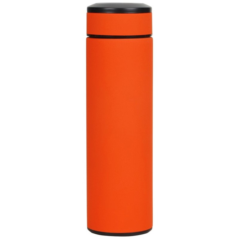 Термос «Confident» с покрытием soft-touch 420мл, оранжевый