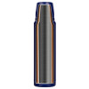 Термос с чашей и двойными медными стенками "Stern", 1 л, темно-синий