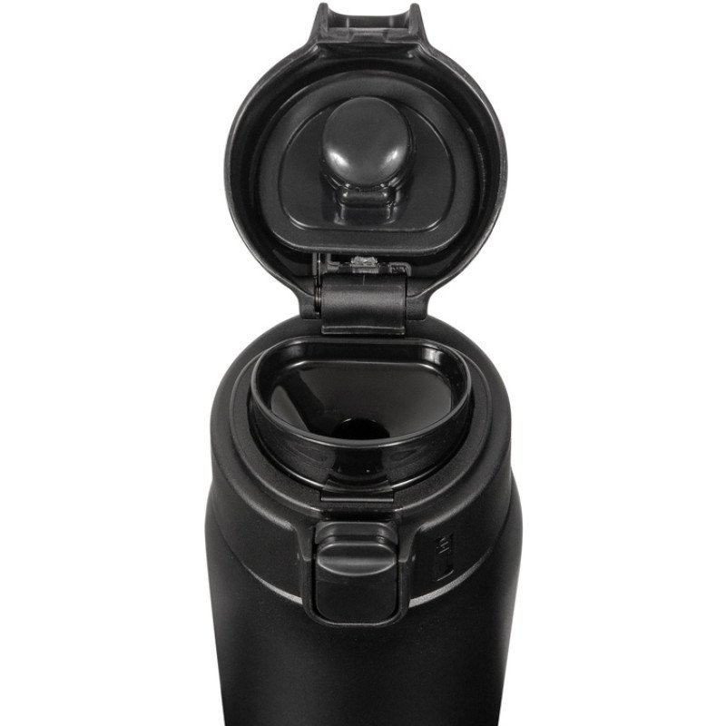 Термокружка Relaxika 701 (0,48 литра), черная (без лого)