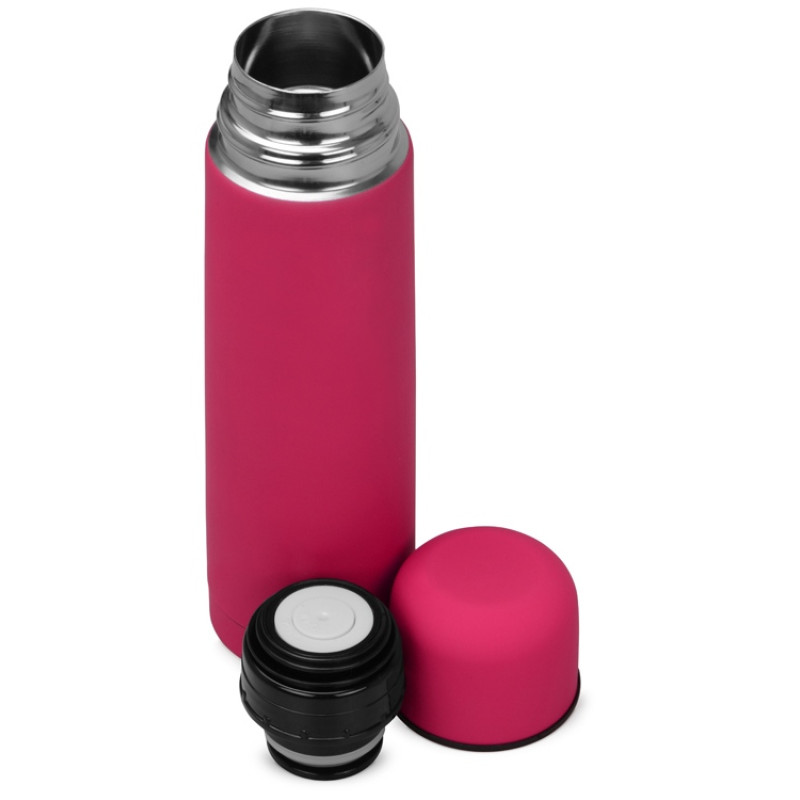 Термос «Ямал Soft Touch» с чехлом, 500мл, розовый