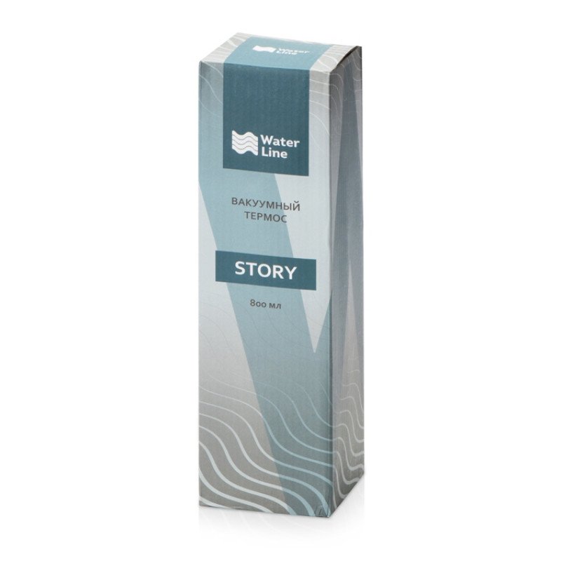Вакуумный термос "Story", серебристый