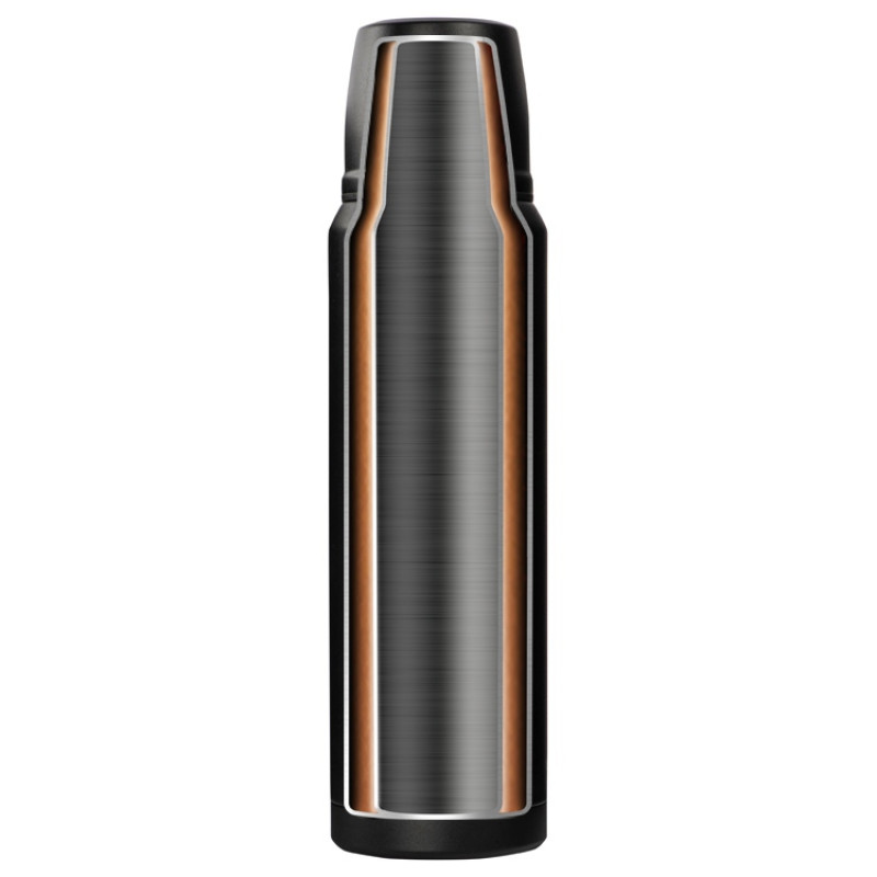 Термос с чашей и двойными медными стенками "Stern", 1 л, черный Термос с чашей и двойными медными стенками "Stern", 1 л, черный