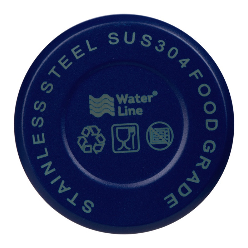 Термос с чашей и двойными медными стенками "Stern", 1 л, темно-синий