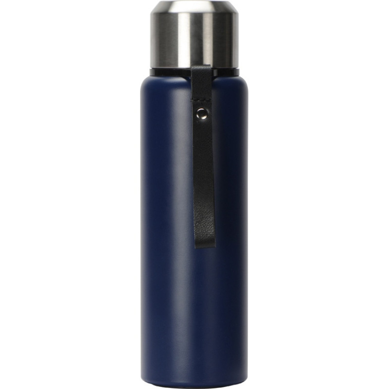 Вакуумный термос "Story" c покрытием powder, темно-синий
