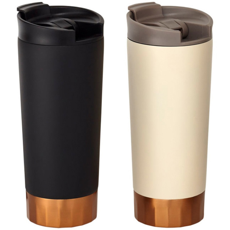 Вакуумный термос Peeta с медным покрытием, черный