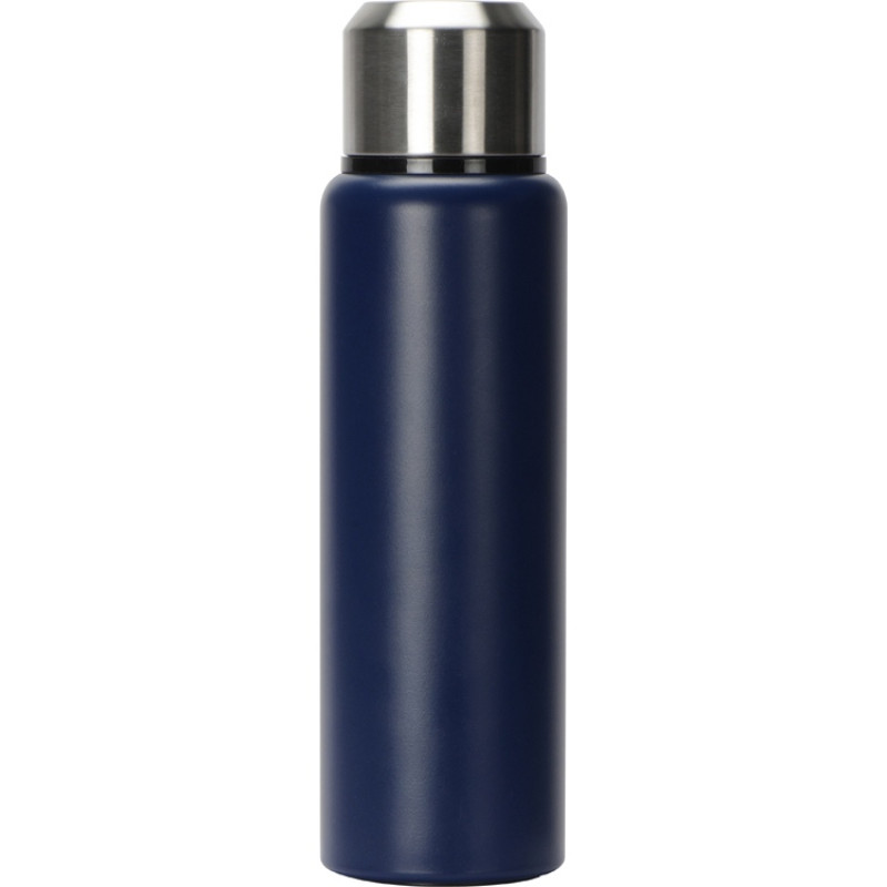 Вакуумный термос "Story" c покрытием powder, темно-синий