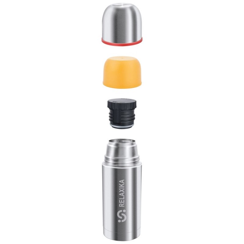 Термос Relaxika 102, 2 чашки, 500 мл, стальной