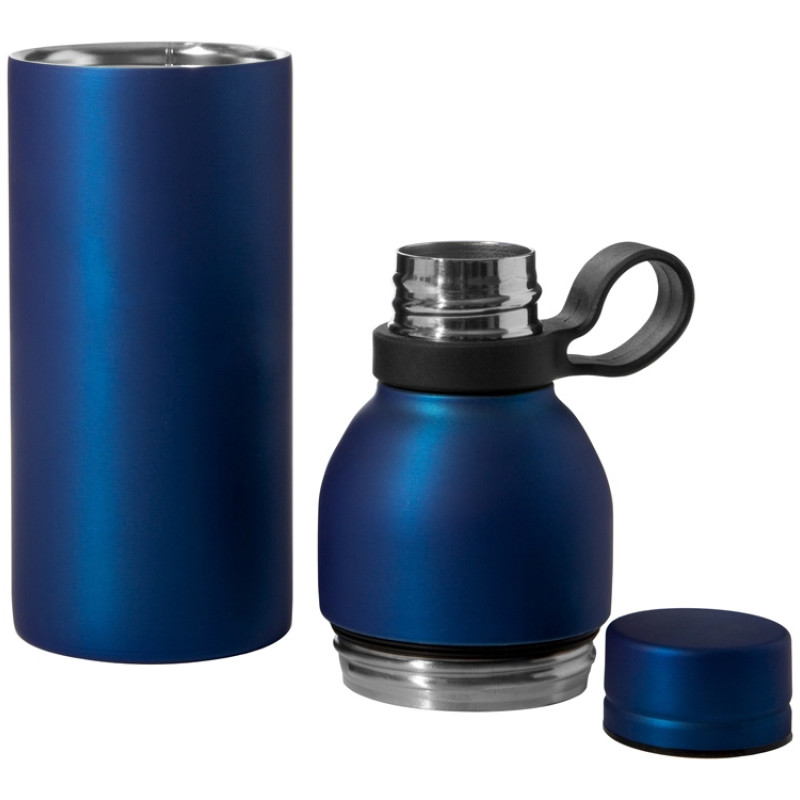 Универсальная составная термобутылка "Inverse", 550 мл, синий металлик
