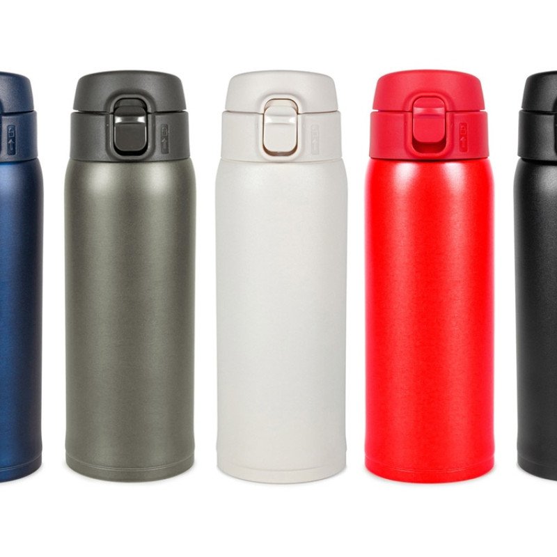 Термокружка Relaxika 701 (0,48 литра), хаки (без лого)