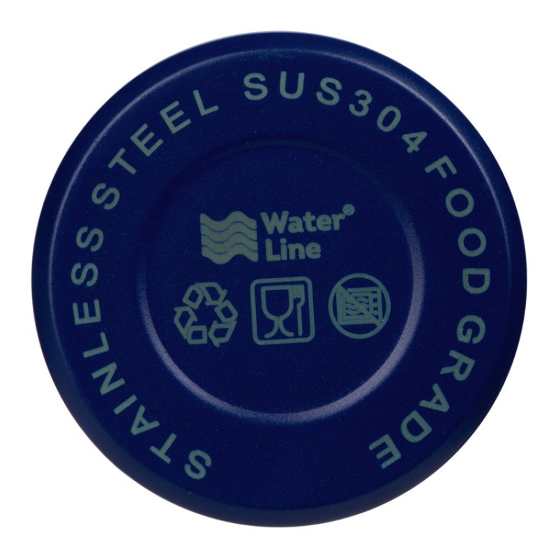 Термос с чашей и двойными медными стенками "Stern", 1 л, темно-синий